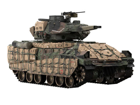 M2A4 Bradley 3D Model
