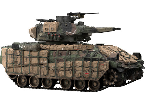 M2A4 Bradley Modello 3D