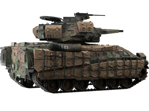 M2A4 Bradley 3D Model