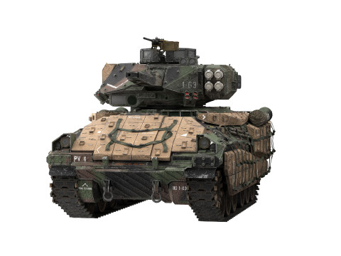 M2A4 Bradley Modello 3D