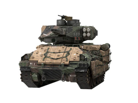 M2A4 Bradley 3D Model