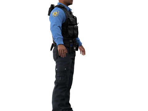 Police officer 3D Model