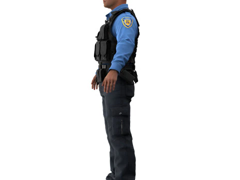 Police officer 3D Model