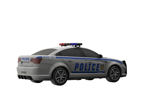 Police car 3D Model