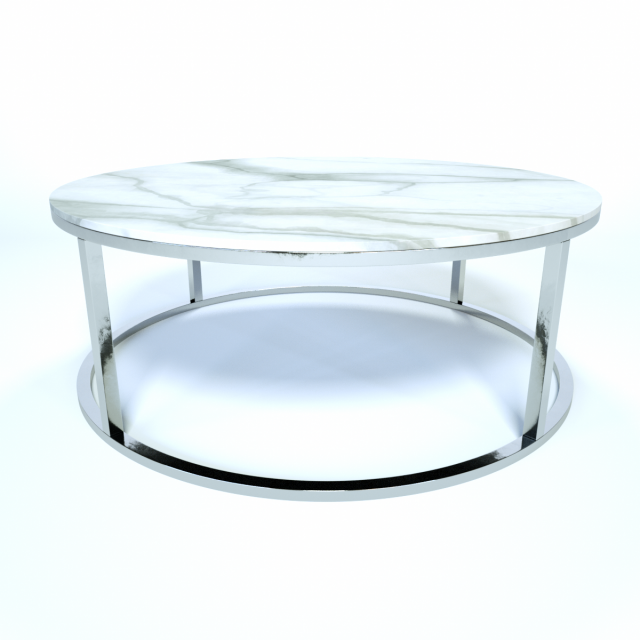 round coffee table Model 3D .c4d .max .obj .3ds .fbx .stl .blend 
