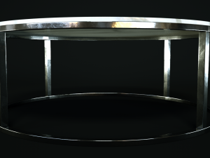 round coffee table Model 3D