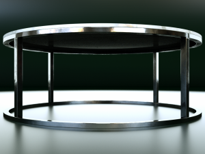 round coffee table Model 3D
