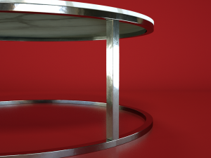 round coffee table Model 3D