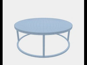 round coffee table 3D Model