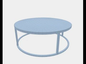 round coffee table 3D Model