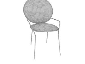 soft gold chair 3D Model