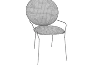soft gold chair 3D Model