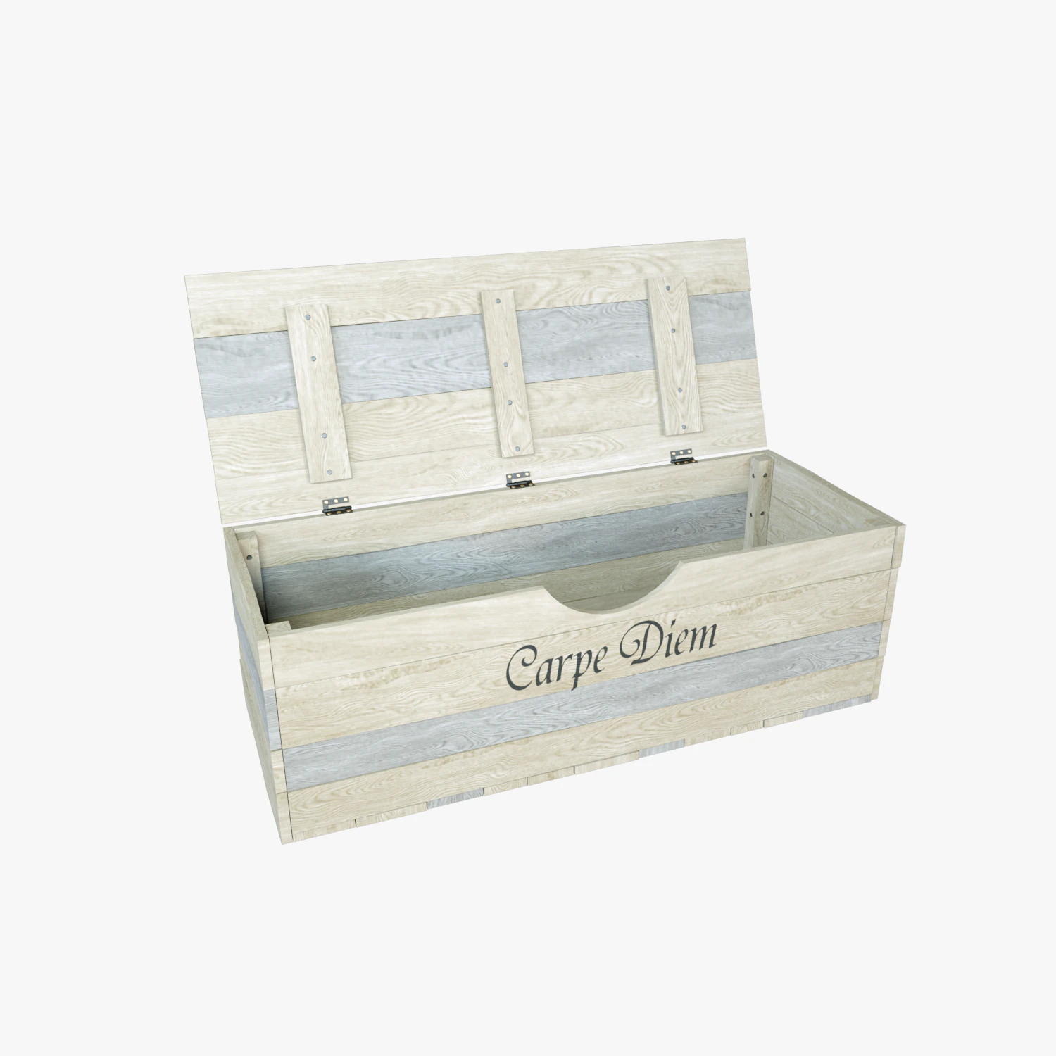wooden square chest 3D Model .c4d .max .obj .3ds .fbx .stl .blend
