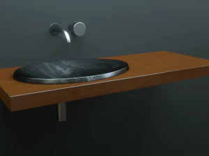 ensemble d'&eacute;vier Modèle 3D