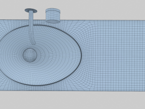 sink set 3Dモデル