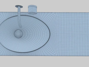 ensemble d'&eacute;vier Modèle 3D