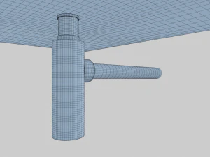 ensemble d'&eacute;vier Modèle 3D