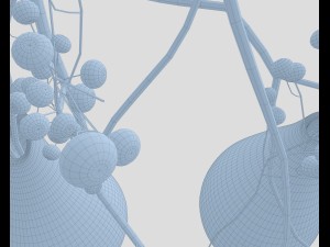 minimalistic ceramic vase set 3D Model