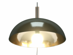 modern black wall lamp 3D Модель