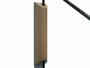 modern black wall lamp 3D Модель