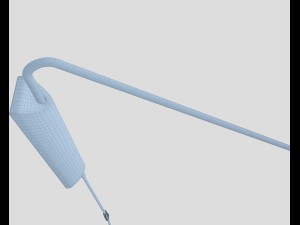 modern black wall lamp 3D Модель