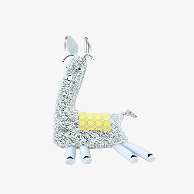soft toy of a llama 3D Модель .c4d .max .obj .3ds .fbx .stl .blend 