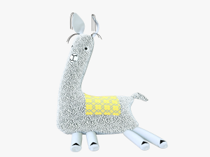 soft toy of a llama 3D मॉडल