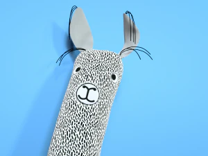 soft toy of a llama 3D Model