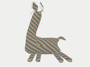 soft toy of a llama 3D Модель