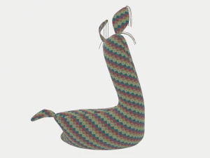 soft toy of a llama 3D Model