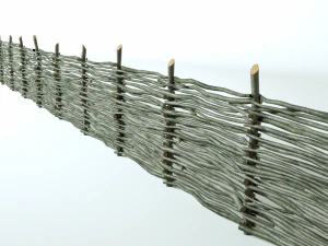 wooden fence 3D Model
