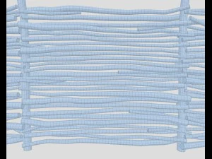 wooden fence 3D Model