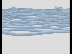 wooden fence 3D Model