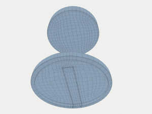 ralf night table Modello 3D