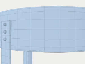 ralf night table Modello 3D