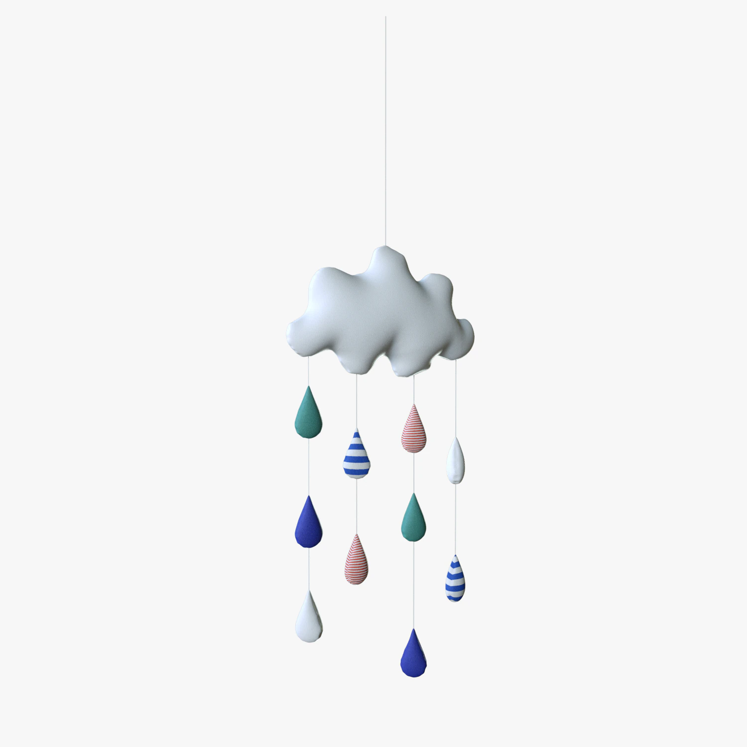soft toy of cloud 3D Model .c4d .max .obj .3ds .fbx .stl .blend 