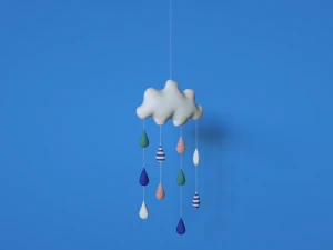 soft toy of cloud 3D Model