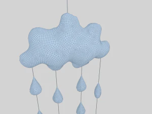 soft toy of cloud 3D Model