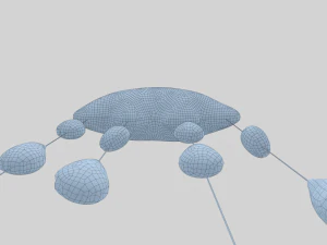soft toy of cloud 3D Model