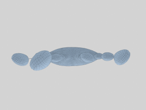 soft toy of cloud 3D-Modell