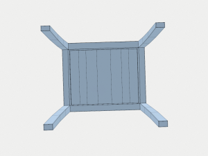 modern wood dining chairs Model 3D