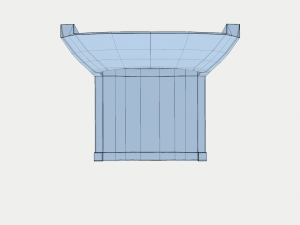 modern wood dining chairs Model 3D