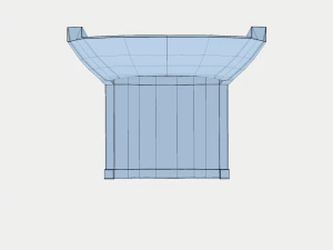 modern wood dining chairs 3D Model