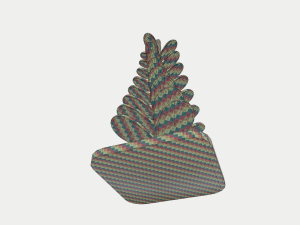 montessori mainbow wooden soundtree toy 3D Model