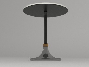 hackney marble cocktail table Modelo 3D