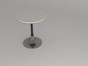 hackney marble cocktail table Modelo 3D