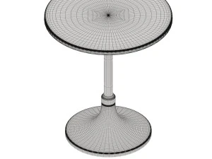 hackney marble cocktail table 3D Model