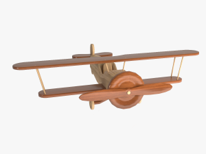wooden aircraft Modèle 3D