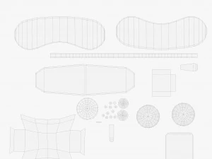 wooden aircraft 3D Model
