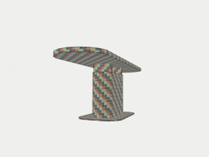 cangas dining table 3D Modell